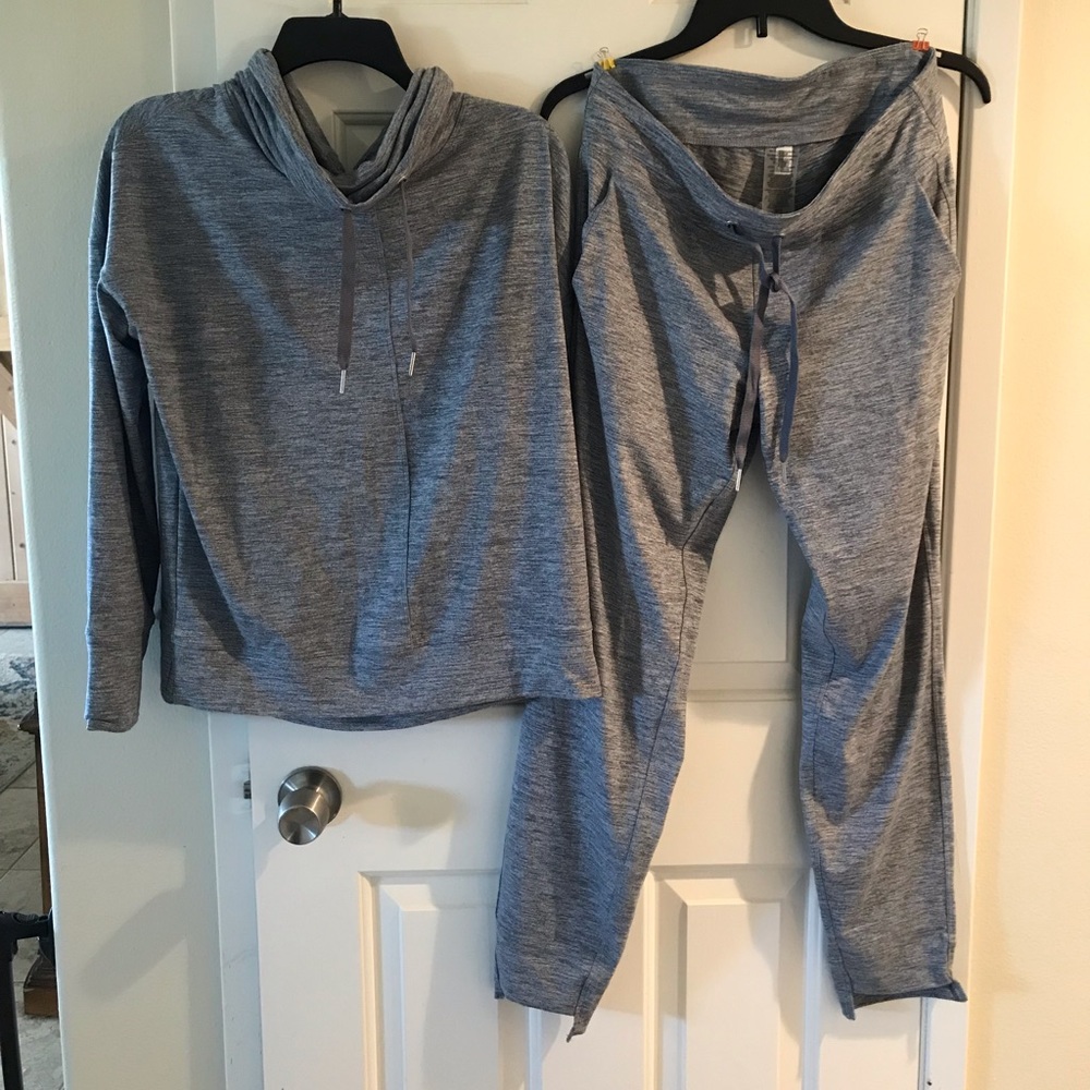 Calvin Klein Performance Cowl Neck Sweat-top/Pants
